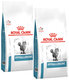Сухой корм для кошек Royal Canin Hypoallergenic при пищевой аллергии, 2 шт по 2,5 кг