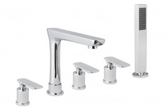 Смеситель для ванны на 5 отверстий AltroBagno Aperto 020102 Cr