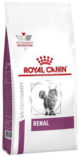 Сухой корм для кошек Royal Canin при хронической почечной недостаточности 2 шт по 4 кг