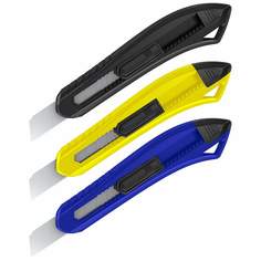 Нож канцелярский BERLINGO "Razzor 100", 18мм, арт. 316184 - (10 шт.) No Brand