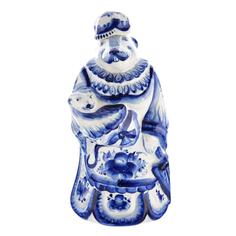 Штоф фарфоровый "Крыса". Гжель Russia The Great