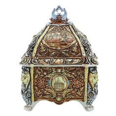 Штоф фарфоровый "Ларец" 2 л Russia The Great