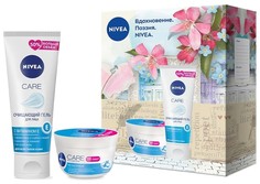 Подарочный набор Nivea "Мир поэзии" (гель для умывания, 225 мл + крем для лица, 100 мл)