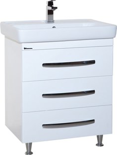 Bellezza Тумба с раковиной Bellezza Рокко 70 с 3 ящиками напольная белая (Q70)