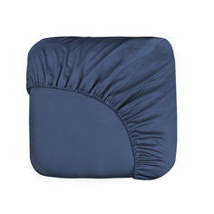 Простыня на резинке BELLEHOME Стефания 300ТС Indigo 160х200 сатин
