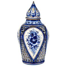 Штоф фарфоровый "Богатырский". Гжель Russia The Great