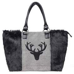 Сумка женская ARYA HOME COLLECTION Vacay черный, серый