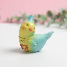 Фигурка полистоун Птичка, 7 см No Brand