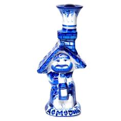 Штоф фарфоровый "Домовой". Гжель Russia The Great