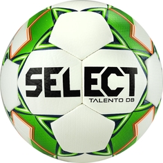 Мяч футбольный SELECT Talento DB арт.811022-400, р.3, 32п, ПУ, гибрид.сш, бел-зелен-оранж