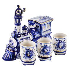 Штоф со стопками "Паровоз" Russia The Great