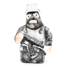 Штоф фарфоровый "Омон". Гжель Russia The Great