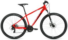 Велосипед FORWARD Apache 2.2 S Disc 29-19"-21г. (красный-серебристый)