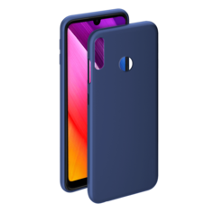 Чехол Deppa Gel Color Case для Huawei Y7 (2019) синий PET белый 86661