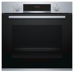 Встраиваемый электрический духовой шкаф Bosch HBA533BS0S серебристый, черный