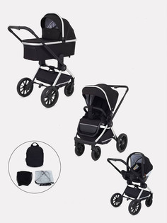 Коляска детская 3 в 1 MOWBaby TILDA Black