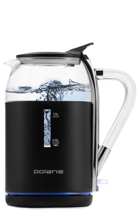 Чайник электрический Polaris PWK 1563CGL 1.5 л черный, прозрачный