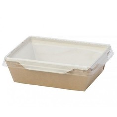 Контейнер бумажный с пластиковой крышкой ECO OpSalad 1000мл. 10шт No Brand