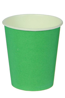 Одноразовый бумажный стакан 250мл зеленый 1000шт No Brand