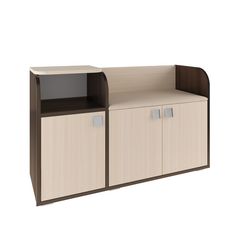 Тумба под обувь Викс-3 дуб Девонширский/венге Магия 67х100 No Brand