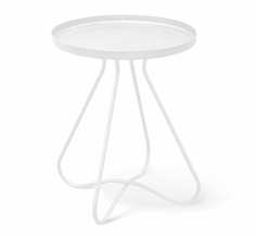 Столик журнальный Sheffilton SHT-CT3 Белый муар