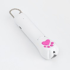 Лазерная указка для животных c USB, 5 картинок, 100 мАч с дальностью до 8 м красный луч No Brand