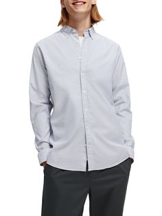 Рубашка мужская Scotch & Soda 168590/0218 голубая L