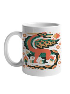 Кружка СувенирShop "Дракон Япония азия Japan dragon" 330 мл