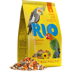Основной корм RIO для средних попугаев, 4шт по 1кг