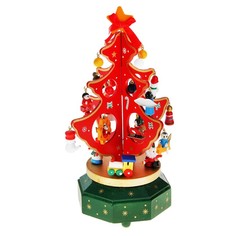 Новогодняя фигурка Елка на подставке с игрушками 728561 18 шт. No Brand