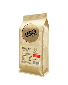 Кофе в зёрнах LEBO Balance Espresso арабика, средняя обжарка, для автомат кофемашин, 1 кг