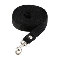 Поводок для собак Пижон капроновый 120 х 1,5 см черный