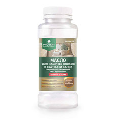 Масло для защиты полков PROSEPT (Просепт) в саунах и банях SAUNA OIL, 0,25 л