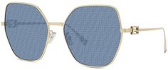 Солнцезащитные очки Fendi FE 40033U 10X gold/blue