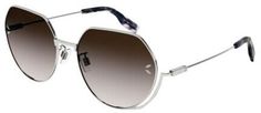 Солнцезащитные очки MCQ MQ0360S 003 silver/brown gradient