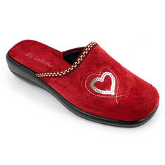 Тапочки женские Inblu 261812148 бордовые 37 RU