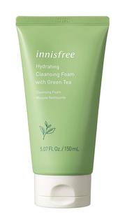 Очищающая пенка Innisfree Hydrating Cleansing Foam with Green Tea увлажняющая, 150 мл
