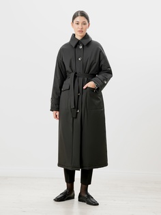 Пальто женское Pompa 1014590i60099 черное 48 RU