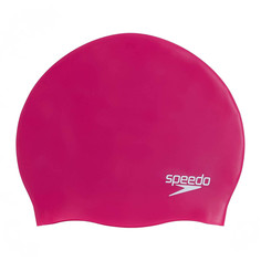 Шапочка для плавания &quot;SPEEDO Plain Molded Silicone Cap&quot;, арт.8-70984B495, РОЗОВЫ