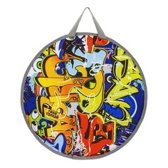 Ледянка мягкая круглая (Graffiti) Тяни толкай