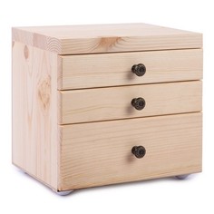 Mr. Carving Заготовка для декорирования Комод 3 ящика сосна ВД-1092, 20x18x15 см от Mr. Ca