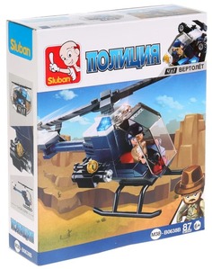 Конструктор M38-B0638В Полиция (87 дет) Sluban