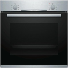 Встраиваемый электрический духовой шкаф Bosch HBA530BS0S серебристый, черный
