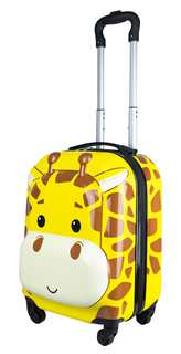 Чемодан Proffi TRAVEL детский ЖИРАФ ABS + PC с ручкой 4-х колесный PH11043