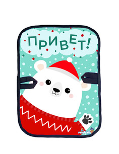 Ледянка Fani&Sani мягкая, прямоугольная, с ручками, голубой, 60х45 см, 84176-СБ