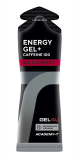 Набор из 30 шт Гель энергетический углеводный с кофеином GEL4U, вкус Вишня, 60мл. No Brand