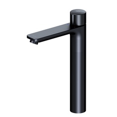 Высокий черный смеситель для раковины AM.PM X-Joy TouchReel F85A92522