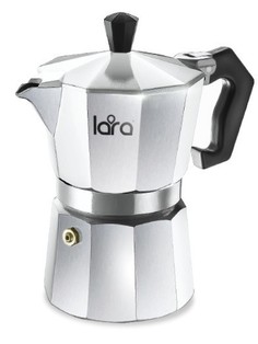 Кофеварка LARA LR06-73 450 мл, гейзерная, на плиту No Brand