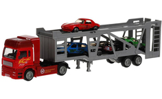 Автовоз с набором машин Технопарк 29 см 5 шт