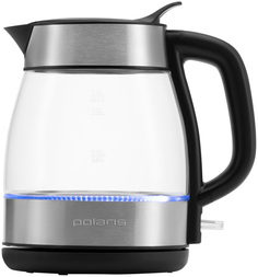 Чайник электрический Polaris PWK 1211CGL 1.2 л серебристый, прозрачный